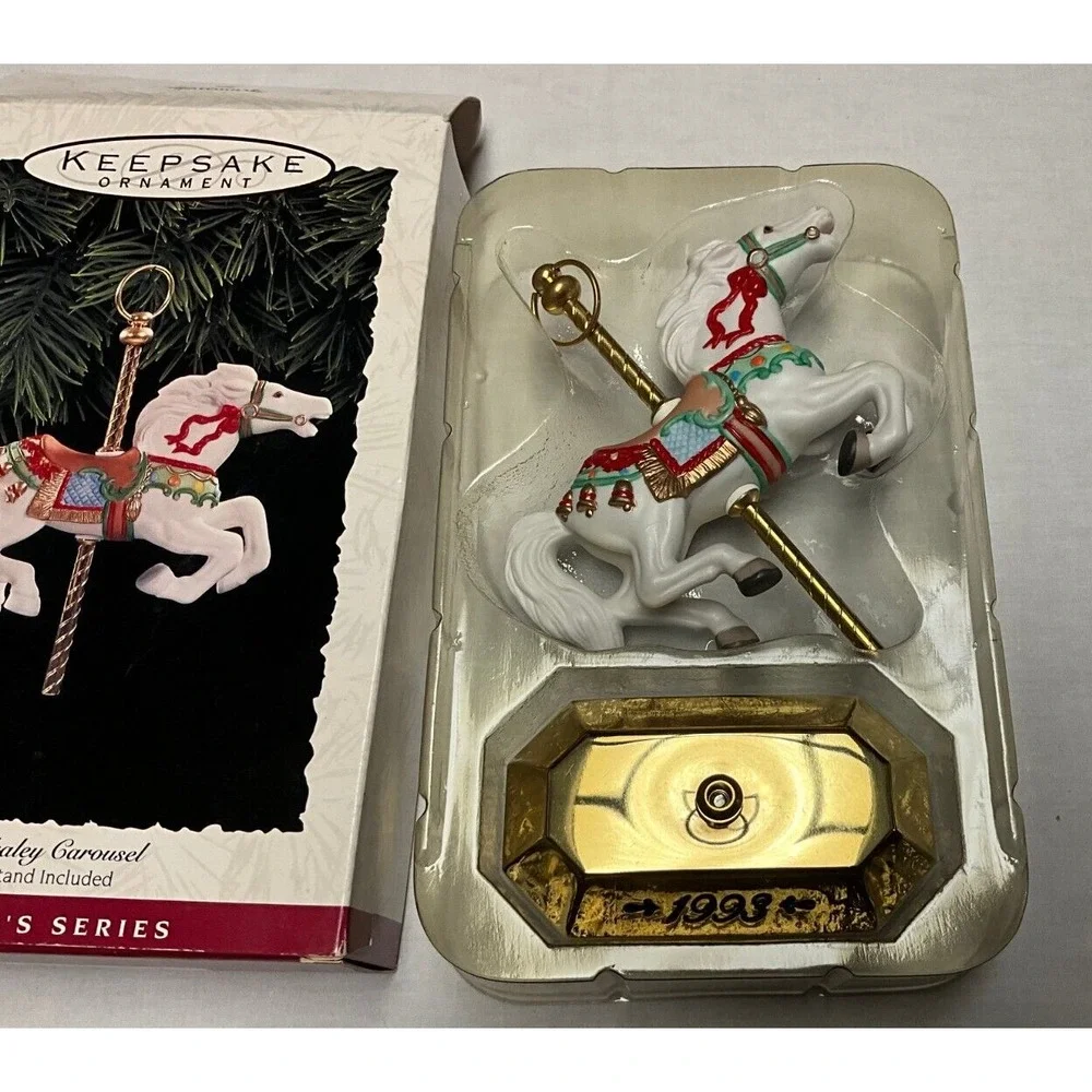 Tobin Fraley Carousel Christmas ornament, new never used 1993 model by Hallmark